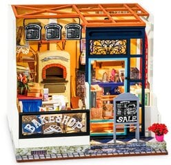 Деревянная сборная миниатюра Robotime 3D Nancy's Bake Shop, 14 лет + цена и информация | Конструкторы и кубики | pigu.lt