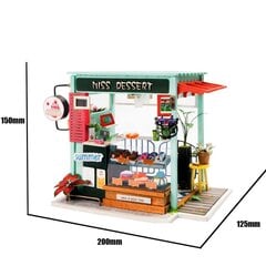 Деревянная сборная миниатюра Robotime 3D Miss Dessert, 14 лет+ цена и информация | Конструкторы и кубики | pigu.lt