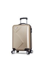 Средний чемодан My Valice Diamond MV7070, M, золотой цвет цена и информация | Чемоданы, дорожные сумки  | pigu.lt