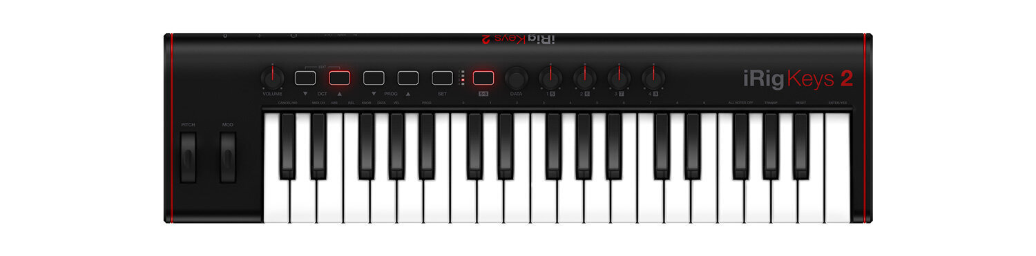Midi IK Multimedia iRig Keys 2 klaviatūra kaina ir informacija | Klavišiniai muzikos instrumentai | pigu.lt