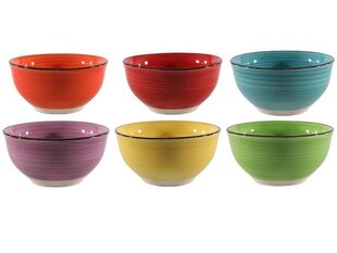 Керамические чаши Rainbow, 6 шт цена и информация | Посуда, тарелки, обеденные сервизы | pigu.lt