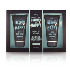 Rinkinys vyrams MAD BEAUTY DISNEY DON'T BE GRUMPY BE HAPPY - dovanų rinkinys 2vnt, 2x200ml. kaina ir informacija | Dušo želė, aliejai | pigu.lt