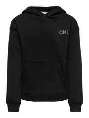 Only sportinis džemperis mergaitėms, 5715113936263, juodas kaina ir informacija | Megztiniai, bluzonai, švarkai mergaitėms | pigu.lt