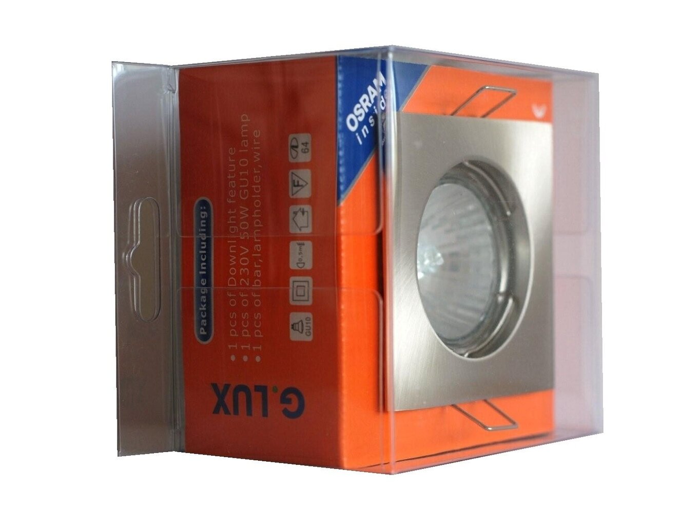 G.LUX šviestuvas GU-3159 kaina ir informacija | Įmontuojami šviestuvai, LED panelės | pigu.lt