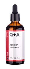 Valomasis aliejus Q+A Rosehip, 100 ml kaina ir informacija | Veido aliejai, serumai | pigu.lt