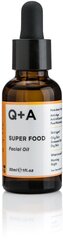 Ночное масло для лица Q+A Super Food, 30 мл цена и информация | Сыворотки для лица, масла | pigu.lt