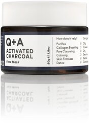 Маска для лица Q+A Activated Charcoal, 50 г цена и информация | Маски для лица, патчи для глаз | pigu.lt