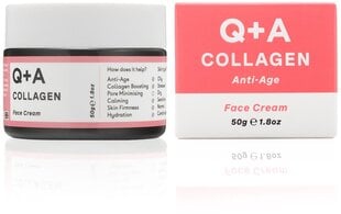 Крем для лица Q+A Collagen, 50 г цена и информация | Кремы для лица | pigu.lt