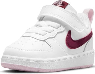 Nike Обувь Court Borough Low2 White BQ5453 120/9.5K цена и информация | Детская спортивная обувь | pigu.lt
