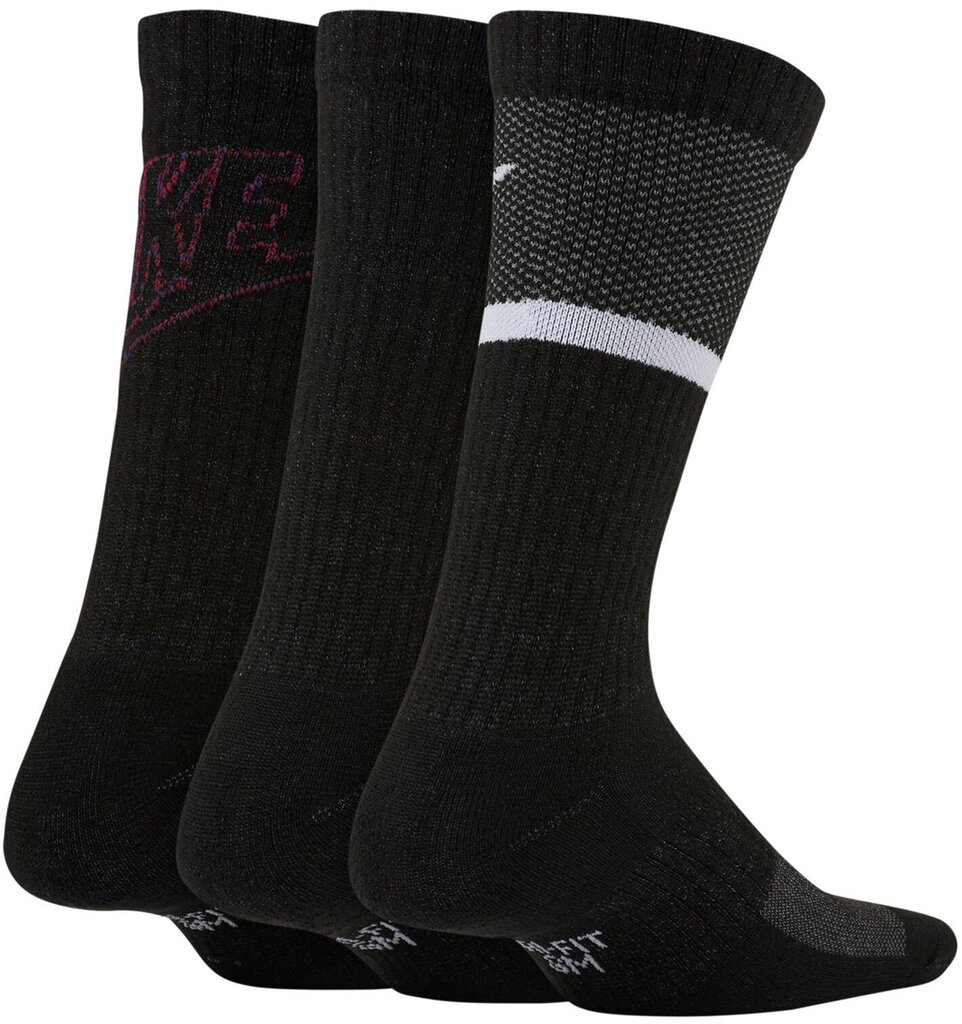 Kojinės vyrams Nike Y Nk Everyday Cush Crew DA2401 903, juodos kaina ir informacija | Vyriškos kojinės | pigu.lt