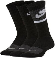 Мужские носки Nike Y Nk Everyday Cush Crew Black DA2401 903/34-38, 3 пары цена и информация | Мужские носки | pigu.lt