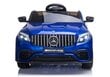 Vaikiškas vienvietis elektromobilis Mercedes QLS lakuotas mėlynas kaina ir informacija | Elektromobiliai vaikams | pigu.lt