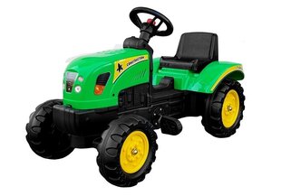 Minamas traktorius su priekaba žalias kaina ir informacija | Žaislai berniukams | pigu.lt