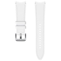 ET-SHR89LWE Samsung Galaxy Watch 4|4 Classic Leather Strap M|L White цена и информация | Аксессуары для смарт-часов и браслетов | pigu.lt