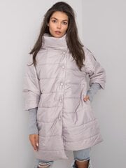 Женская серая демисезонная куртка без капюшона цена и информация | Женские куртки | pigu.lt