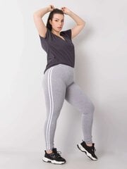Женские спортивные штаны больших размеров со стразами, черные  цена и информация | Женские брюки | pigu.lt