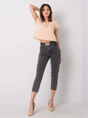 Джинсы с высокой посадкой RUE PARIS цена и информация | Женские джинсы | pigu.lt