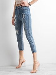 Джинсы с высоким подъемом D-AGNES 7 цена и информация | Женские джинсы | pigu.lt