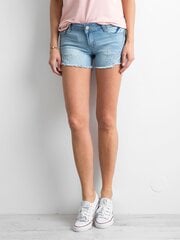 Женские джинсовые шорты с заклепками, синие  цена и информация | Женские шорты | pigu.lt