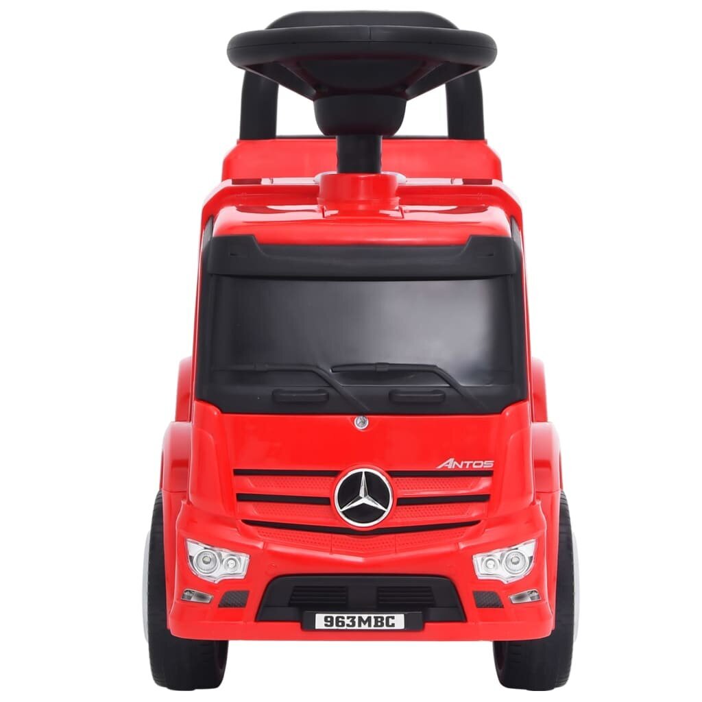 Paspiriamas vaikiškas sunkvežimis Mercedes-Benz, raudonas kaina ir informacija | Žaislai kūdikiams | pigu.lt