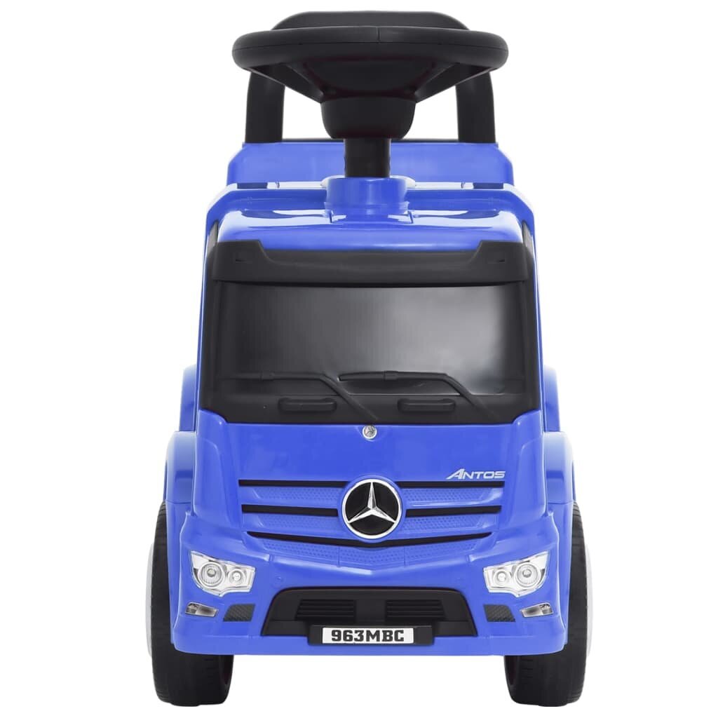 Paspiriamas vaikiškas sunkvežimis Mercedes-Benz, mėlynas kaina ir informacija | Žaislai kūdikiams | pigu.lt