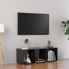 Televizoriaus spintelė, pilka, 107x35x37 cm kaina ir informacija | TV staliukai | pigu.lt
