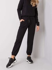 Женские спортивные штаны RUE PARIS, черные  цена и информация | Женские брюки | pigu.lt