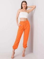 Женские спортивные штаны RUE PARIS, оранжевые  цена и информация | Женские брюки | pigu.lt