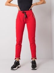 Женские спортивные штаны, красные  цена и информация | Брюки | pigu.lt
