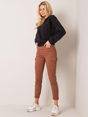 Женские джинсы, коричневые цена и информация | Джинсы для женщин | pigu.lt