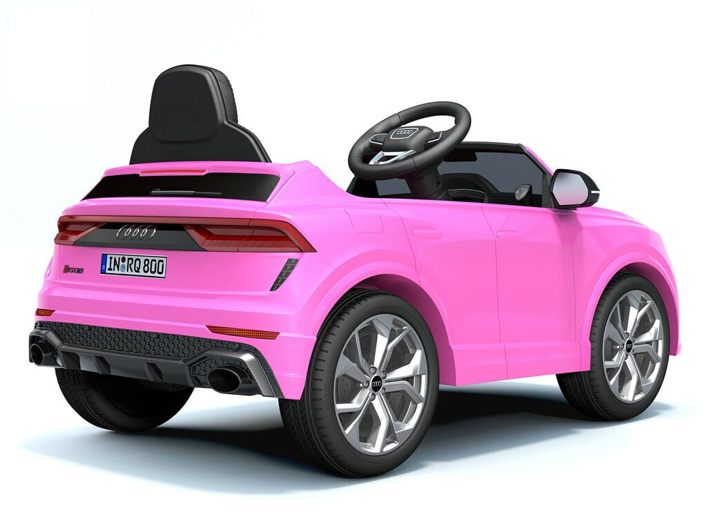 Elektromobilis vaikams Audi RSQ8, rožinis kaina ir informacija | Elektromobiliai vaikams | pigu.lt