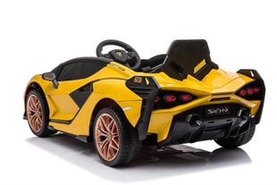 Электромобиль Lamborghini Sian 12V Yellow цена и информация | Электромобили для детей | pigu.lt