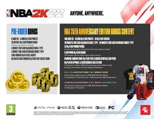 Kompiuterinis žaidimas NBA 2K22 Playstation 5 PS5 kaina ir informacija | Kompiuteriniai žaidimai | pigu.lt