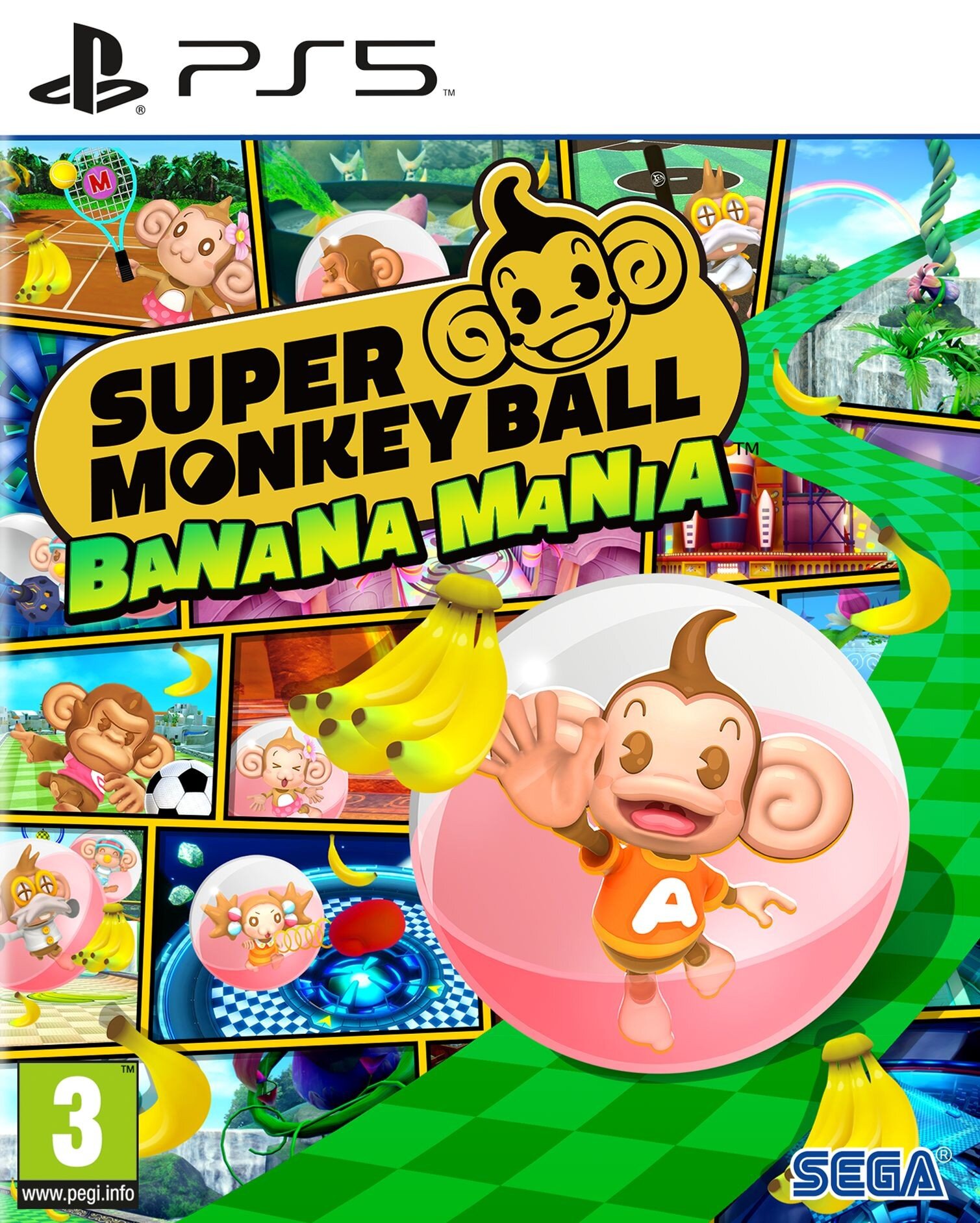 Компьютерная игра Super Monkey Ball Banana Mania (Launch Edition)  Playstation 5 PS5 игра цена | pigu.lt