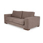 Dvivietė sofa Kalune Design Nplus, ruda kaina ir informacija | Sofos | pigu.lt