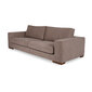 Trivietė sofa Kalune Design Nplus, ruda цена и информация | Sofos | pigu.lt