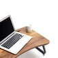 Nešiojamo kompiuterio staliukas Kalune Design Sehpa, rudas/juodas цена и информация | Kompiuteriniai, rašomieji stalai | pigu.lt