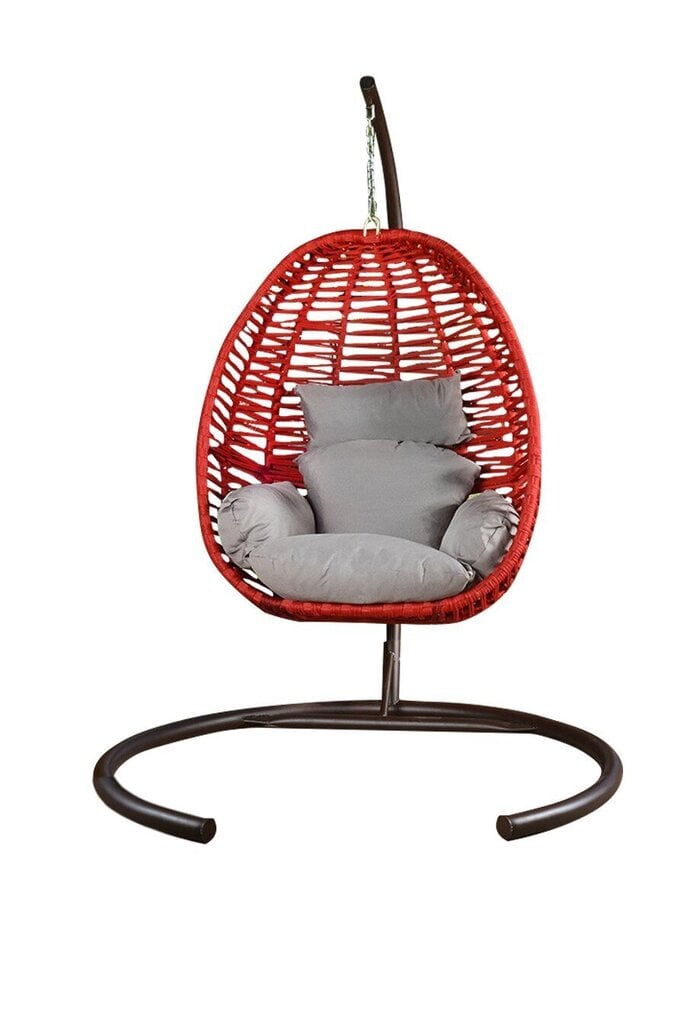 Supamas krėslas Kalune Design Findik, raudonas kaina ir informacija | Lauko kėdės, foteliai, pufai | pigu.lt