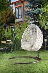 Кресло-качалка Kalune Design Findik, бежевое цена и информация | Садовые стулья, кресла, пуфы | pigu.lt