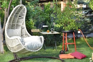 Кресло-качалка Kalune Design Kule, бежевое цена и информация | Садовые стулья, кресла, пуфы | pigu.lt