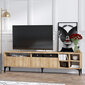 TV staliukas Kalune Design Eva, rudas kaina ir informacija | TV staliukai | pigu.lt