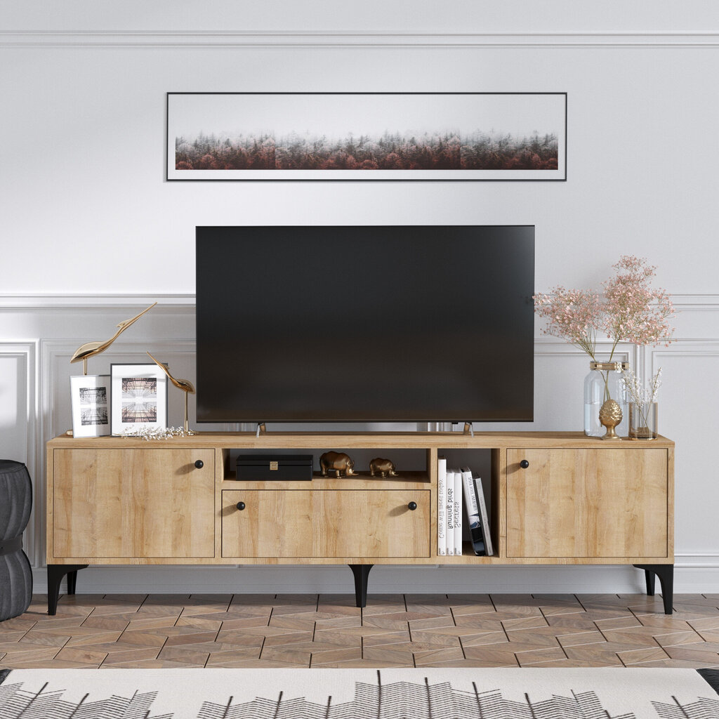 TV staliukas Kalune Design Penny, rudas kaina ir informacija | TV staliukai | pigu.lt