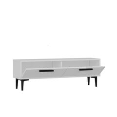 ТВ столик Kalune Design Leni, белый цена и информация | Тумбы под телевизор | pigu.lt