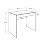 Rašomasis stalas Kalune Design CMS-301-DD-1, baltas kaina ir informacija | Kompiuteriniai, rašomieji stalai | pigu.lt