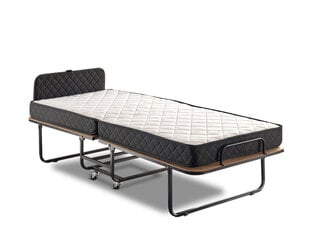 Раскладная кровать Kalune Design Niron XL, 90x200 см, черная цена и информация | Кровати | pigu.lt