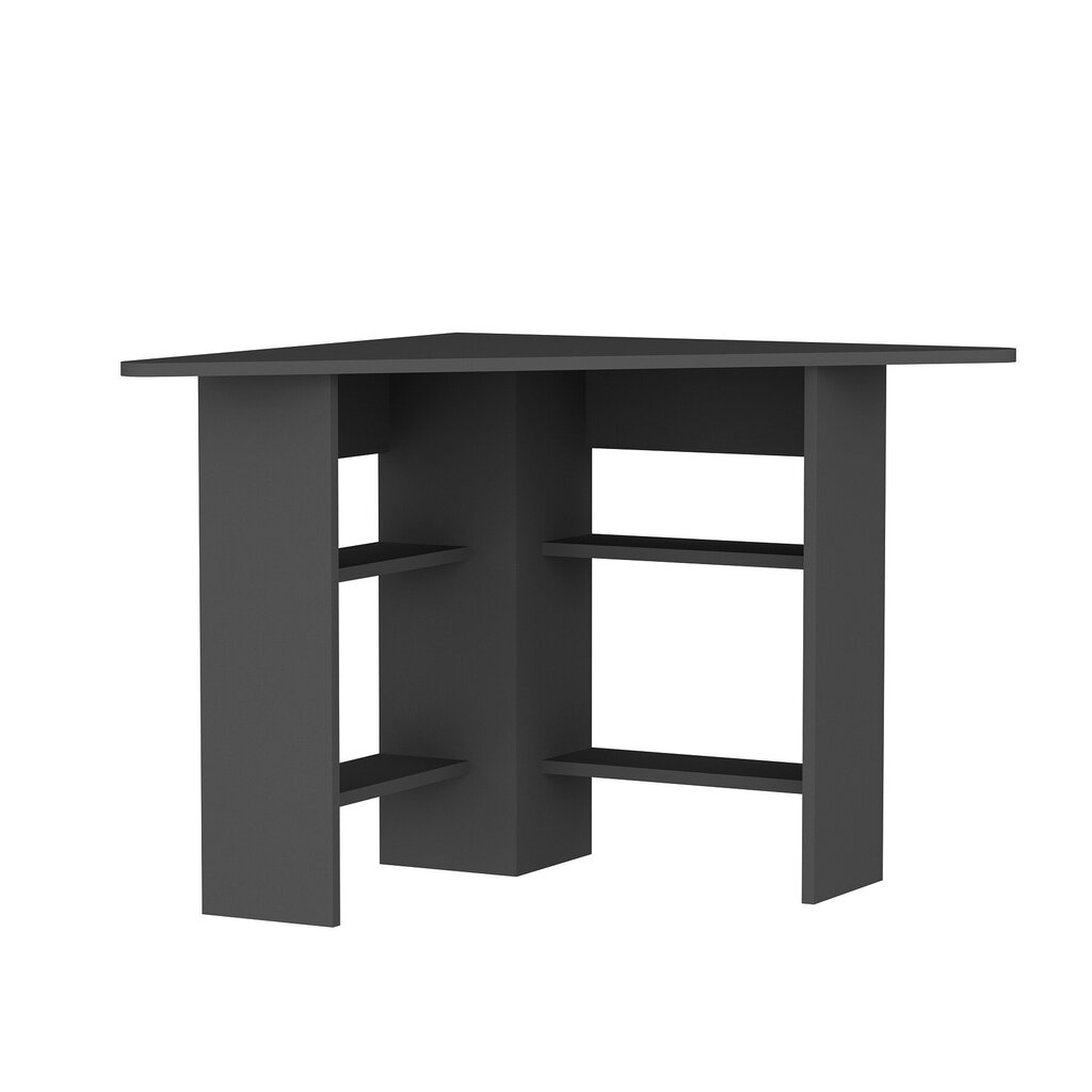 Rašomasis stalas Kalune Design Corner, tamsiai pilkas kaina ir informacija | Kompiuteriniai, rašomieji stalai | pigu.lt