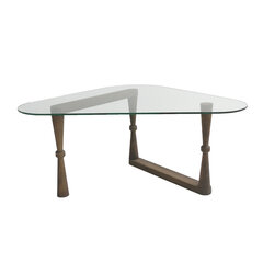 Кофейный столик Kalune Design Cam Orta 2, коричневый цена и информация | Журнальные столики | pigu.lt