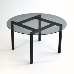 Kavos staliukas Kalune Design Balance, juodas kaina ir informacija | Kavos staliukai | pigu.lt