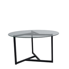 Kavos staliukas Kalune Design Trio, juodas kaina ir informacija | Kavos staliukai | pigu.lt