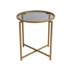 Кофейный столик Kalune Design S407K, золотистый цена и информация | Журнальные столы | pigu.lt